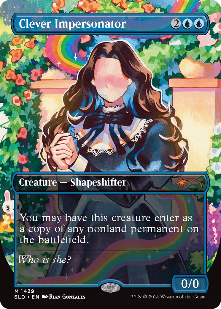 Clever Impersonator [Secret Lair Drop Series] MTG Single Magic: The Gathering  | Multizone: Comics And Games