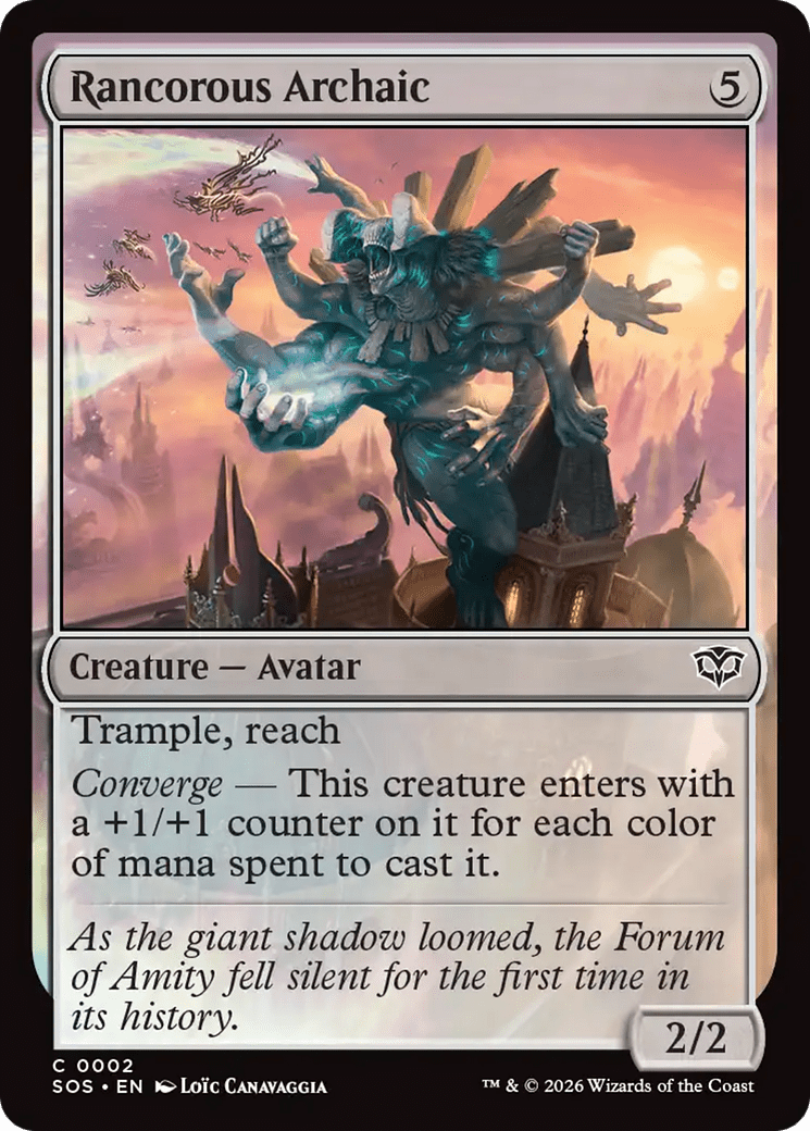 Rancorous Archaic [Secrets of Strixhaven] MTG Single Magic: The Gathering  | Multizone: Comics And Games