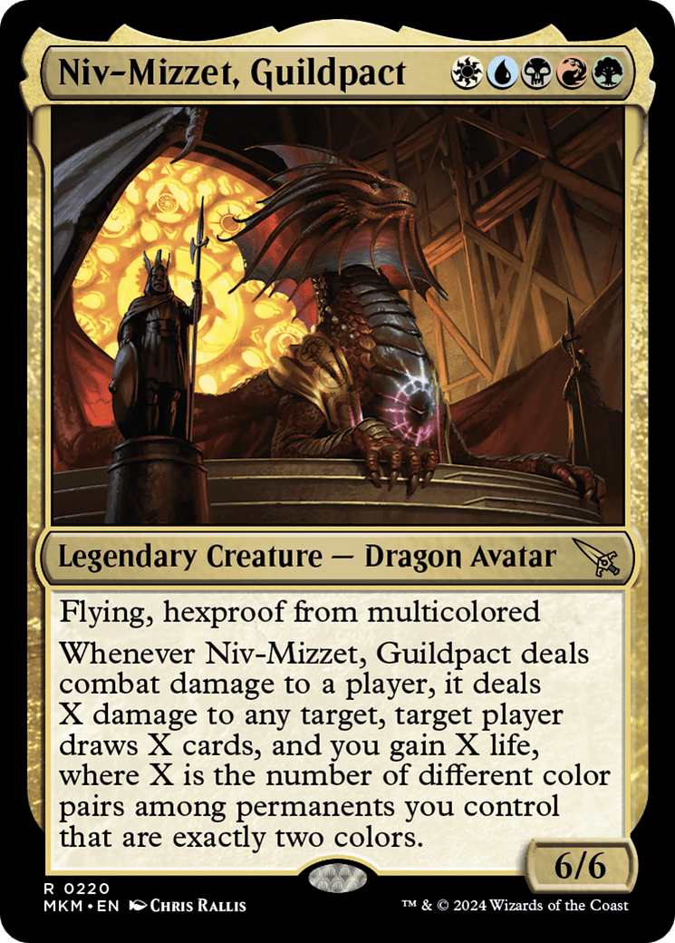 Niv-Mizzet, Guildpact [Murders at Karlov Manor] MTG Single Magic: The Gathering  | Multizone: Comics And Games