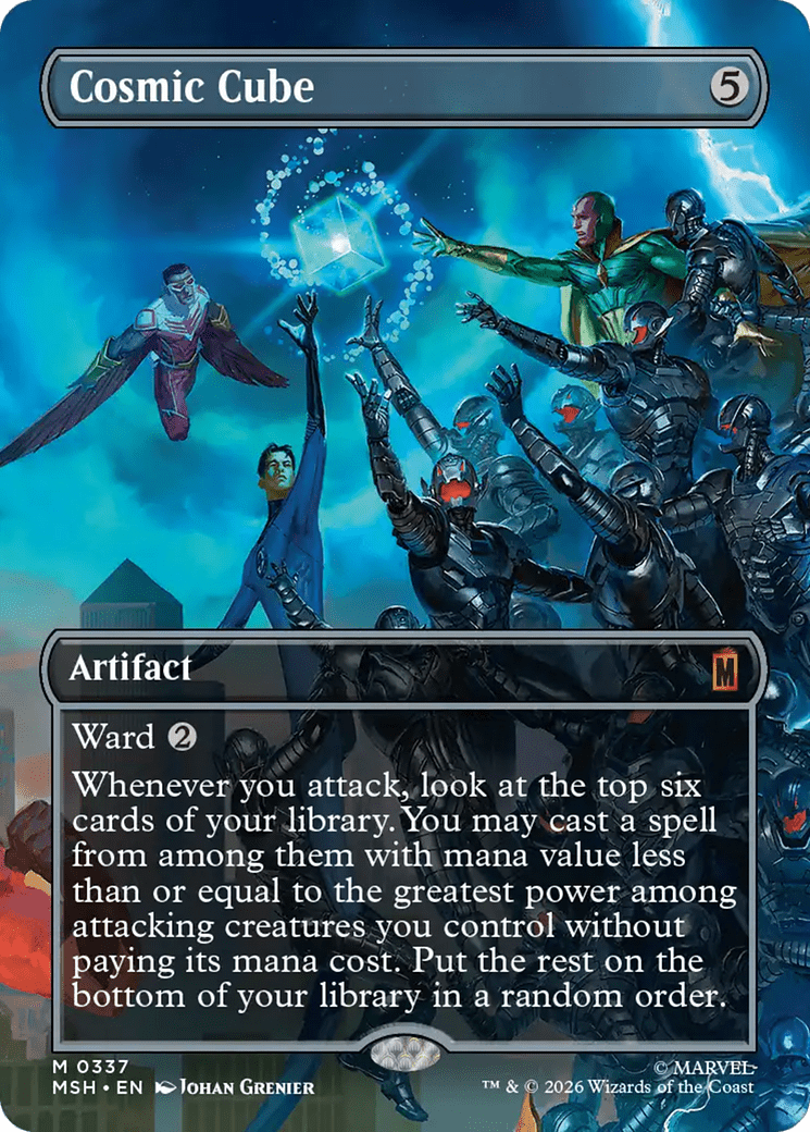 Cosmic Cube (Borderless) (0337) [Marvel Super Heroes] MTG Single Magic: The Gathering  | Multizone: Comics And Games