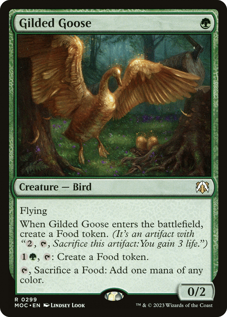 Gilded Goose [March of the Machine Commander] MTG Single Magic: The Gathering  | Multizone: Comics And Games