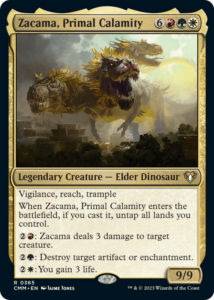 Zacama, Primal Calamity [Commander Masters] MTG Single Magic: The Gathering  | Multizone: Comics And Games