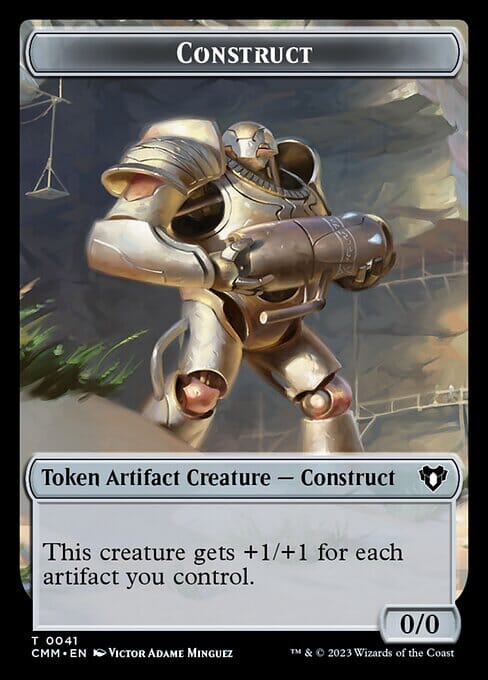Elemental (0026) // Construct (0041) Double-Sided Token [Commander Masters Tokens] MTG Single Magic: The Gathering  | Multizone: Comics And Games