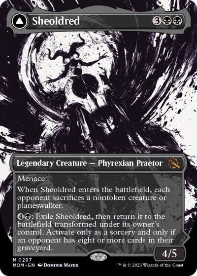 Sheoldred // The True Scriptures (Showcase Planar Booster Fun) [March of the Machine] MTG Single Magic: The Gathering  | Multizone: Comics And Games