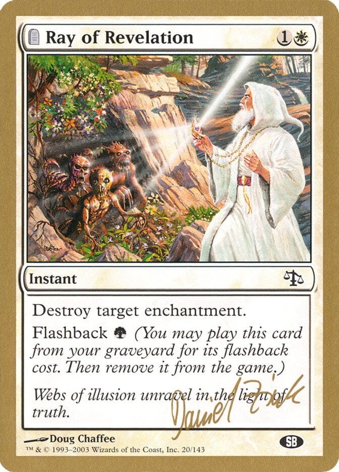 Ray of Revelation (Daniel Zink) (SB) [World Championship Decks 2003] MTG Single Magic: The Gathering  | Multizone: Comics And Games