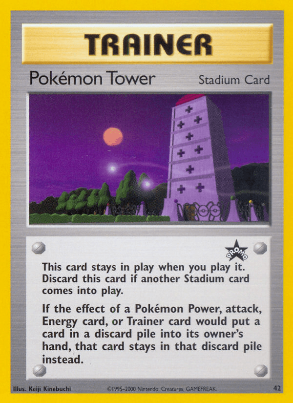 Pokemon Tower (42) [Wizards of the Coast: Black Star Promos] Pokemon Single Pokémon  | Multizone: Comics And Games