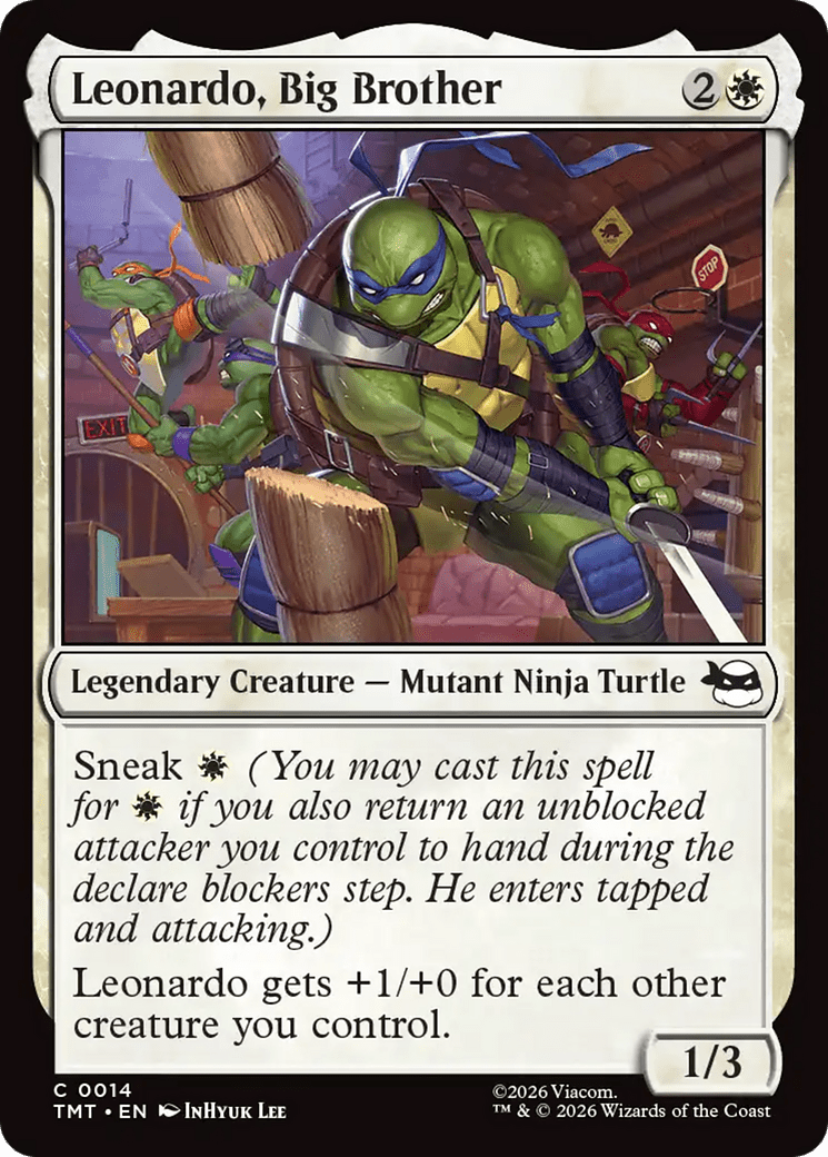 Leonardo, Big Brother [Teenage Mutant Ninja Turtles] MTG Single Magic: The Gathering  | Multizone: Comics And Games