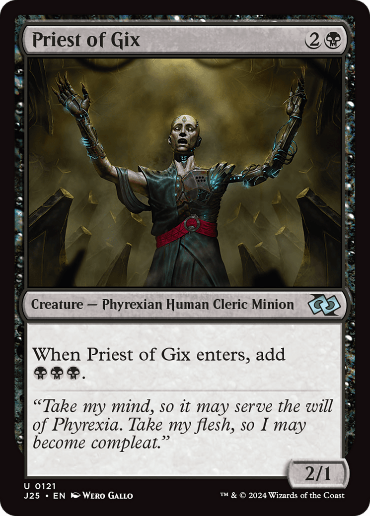 Priest of Gix [Foundations Jumpstart] MTG Single Magic: The Gathering  | Multizone: Comics And Games