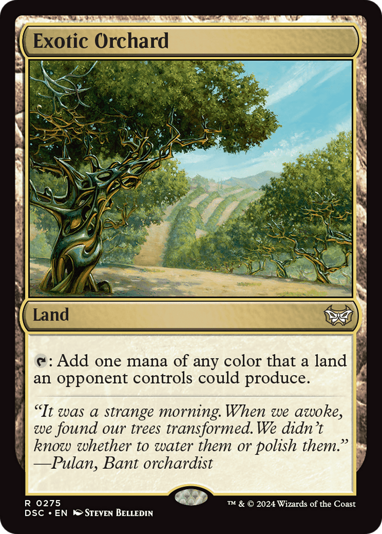 Exotic Orchard [Duskmourn: House of Horror Commander] MTG Single Magic: The Gathering  | Multizone: Comics And Games