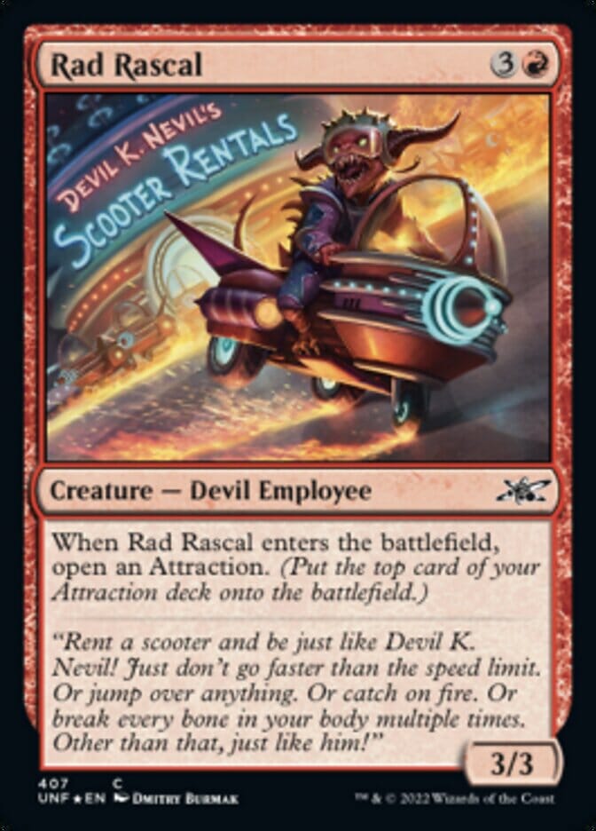 Rad Rascal (Galaxy Foil) [Unfinity] MTG Single Magic: The Gathering  | Multizone: Comics And Games