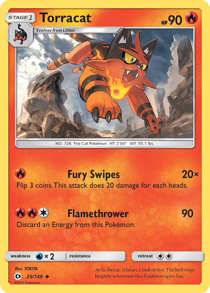 Torracat (25/149) [Sun & Moon: Base Set] Pokemon Single Pokémon  | Multizone: Comics And Games