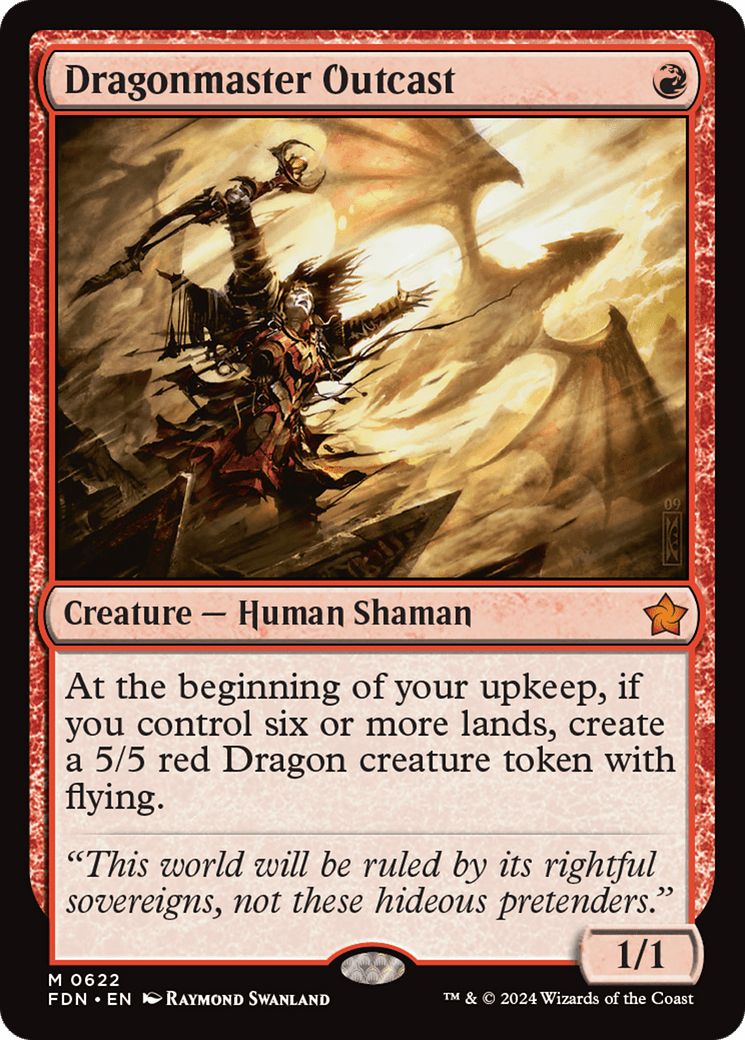 Dragonmaster Outcast [Foundations] MTG Single Magic: The Gathering  | Multizone: Comics And Games