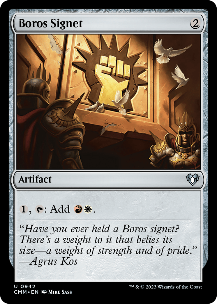 Boros Signet [Commander Masters] MTG Single Magic: The Gathering  | Multizone: Comics And Games