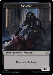 Assassin // Knight (10) Double-Sided Token [March of the Machine Commander Tokens] MTG Single Magic: The Gathering  | Multizone: Comics And Games