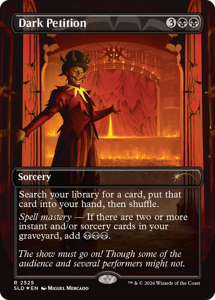 Dark Petition [Secret Lair Drop Series] MTG Single Magic: The Gathering  | Multizone: Comics And Games