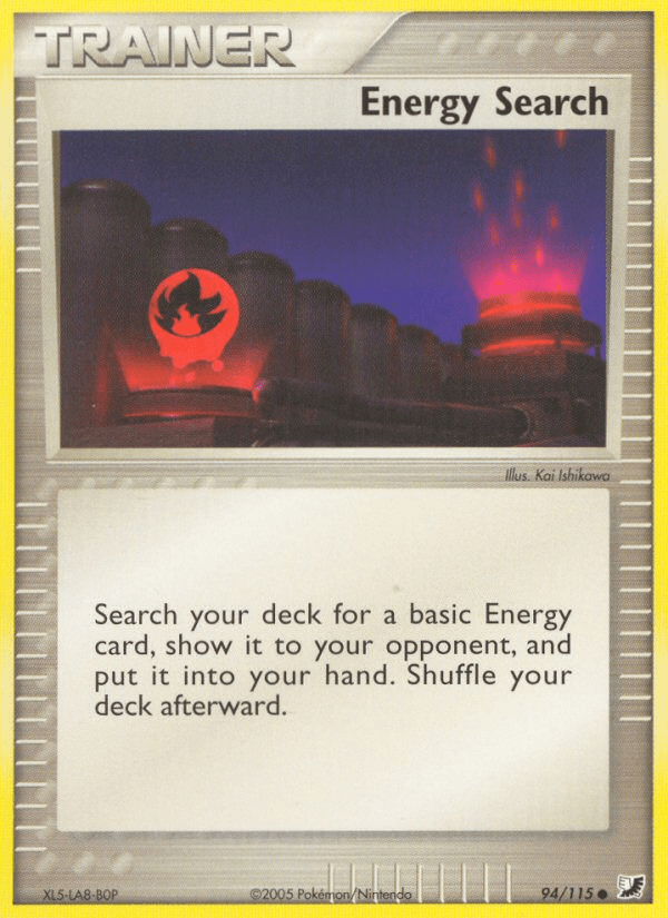 Energy Search (94/115) [EX: Unseen Forces] Pokemon Single Pokémon  | Multizone: Comics And Games