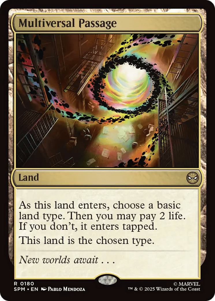 Multiversal Passage [Marvel's Spider-Man] MTG Single Magic: The Gathering  | Multizone: Comics And Games
