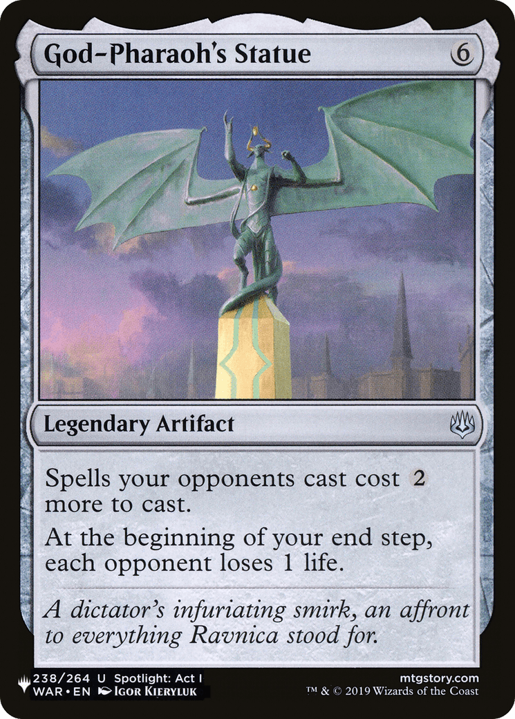 God-Pharaoh's Statue [The List] MTG Single Magic: The Gathering  | Multizone: Comics And Games