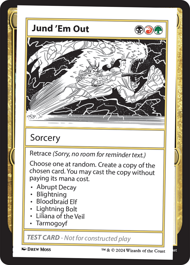Jund 'Em Out [Mystery Booster 2 Playtest Cards] MTG Single Magic: The Gathering  | Multizone: Comics And Games
