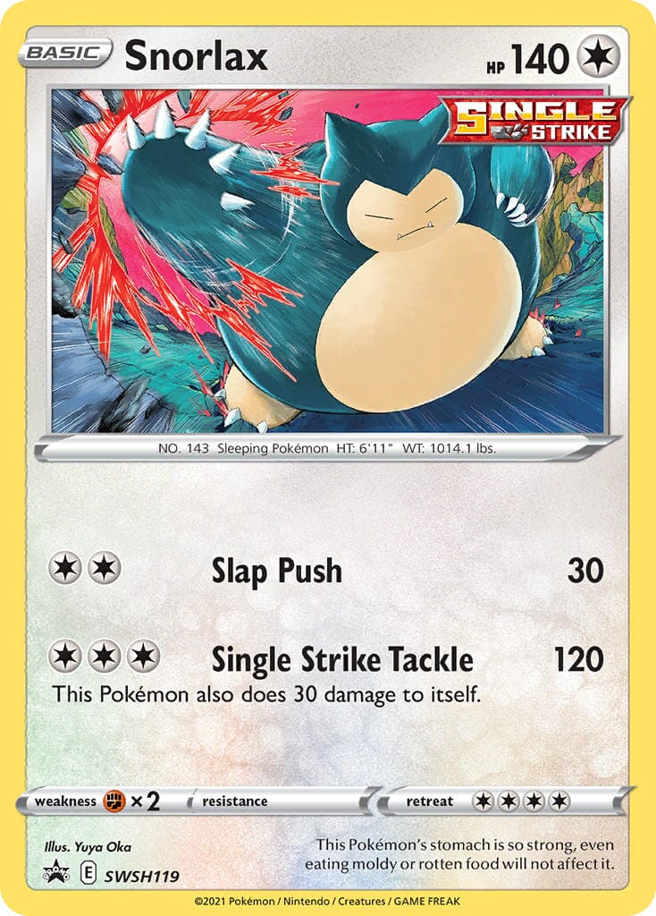 Snorlax (SWSH119) [Sword & Shield: Black Star Promos] Pokemon Single Pokémon  | Multizone: Comics And Games
