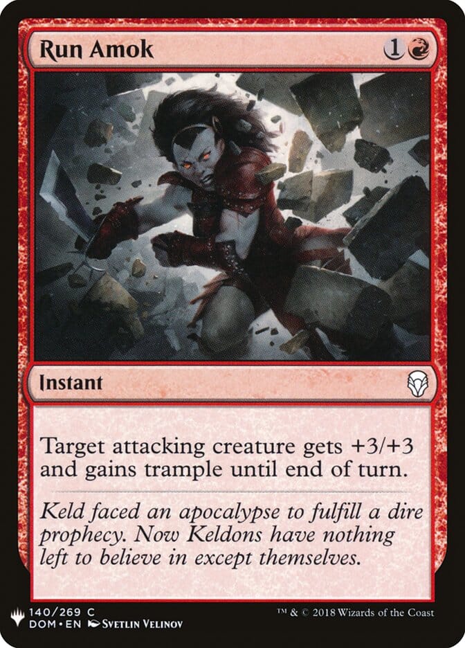 Run Amok [Mystery Booster] MTG Single Magic: The Gathering  | Multizone: Comics And Games