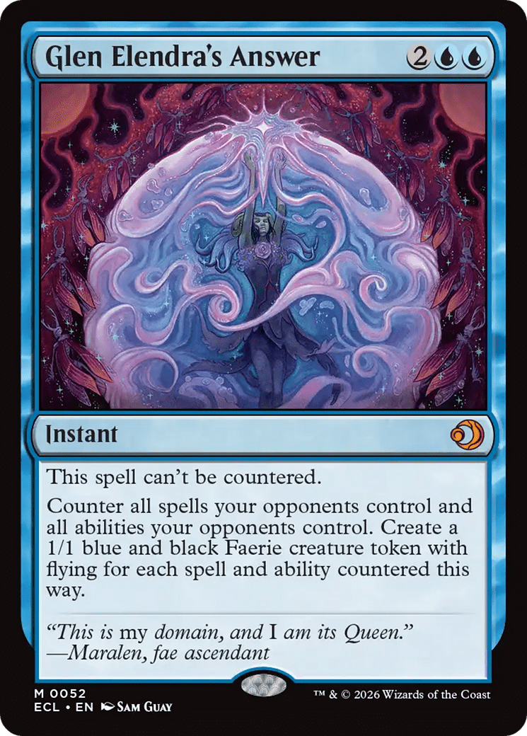 Glen Elendra's Answer [Lorwyn Eclipsed] MTG Single Magic: The Gathering  | Multizone: Comics And Games