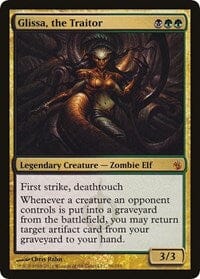 Glissa, the Traitor (Mirrodin Besieged) [Oversize Cards] MTG Single Magic: The Gathering  | Multizone: Comics And Games