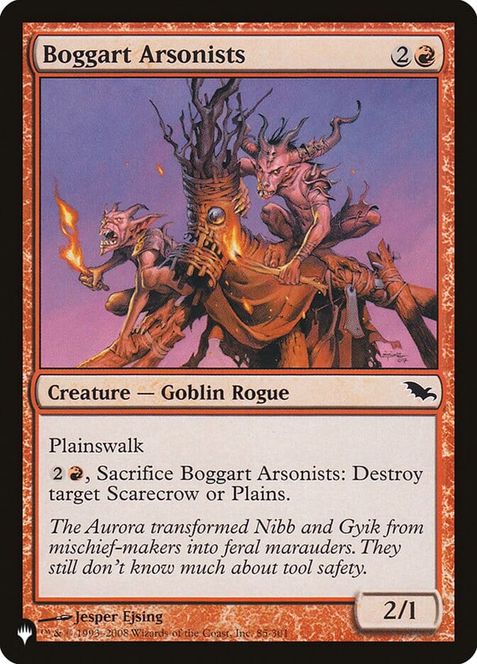 Boggart Arsonists [The List] MTG Single Magic: The Gathering  | Multizone: Comics And Games