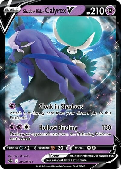 Shadow Rider Calyrex V (SWSH131) (Jumbo Card) [Sword & Shield: Black Star Promos] Pokemon Single Pokémon  | Multizone: Comics And Games