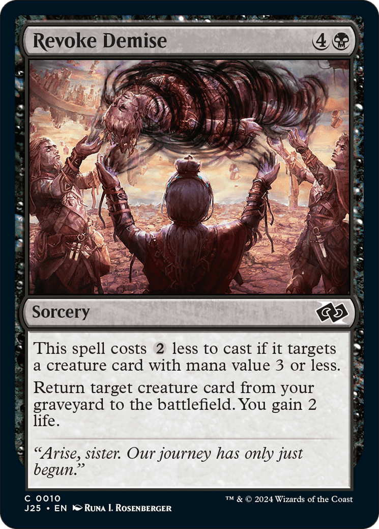 Revoke Demise [Foundations Jumpstart] MTG Single Magic: The Gathering  | Multizone: Comics And Games