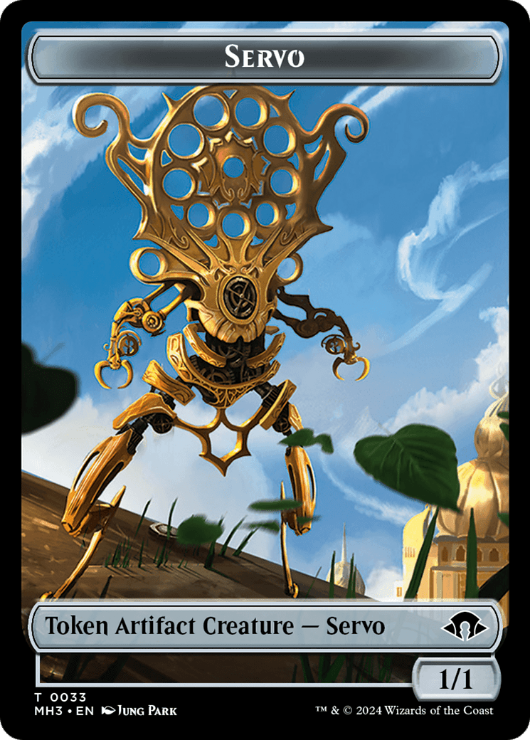Servo // Kraken Double-Sided Token [Modern Horizons 3 Tokens] MTG Single Magic: The Gathering  | Multizone: Comics And Games