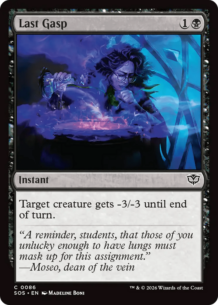 Last Gasp [Secrets of Strixhaven] MTG Single Magic: The Gathering  | Multizone: Comics And Games