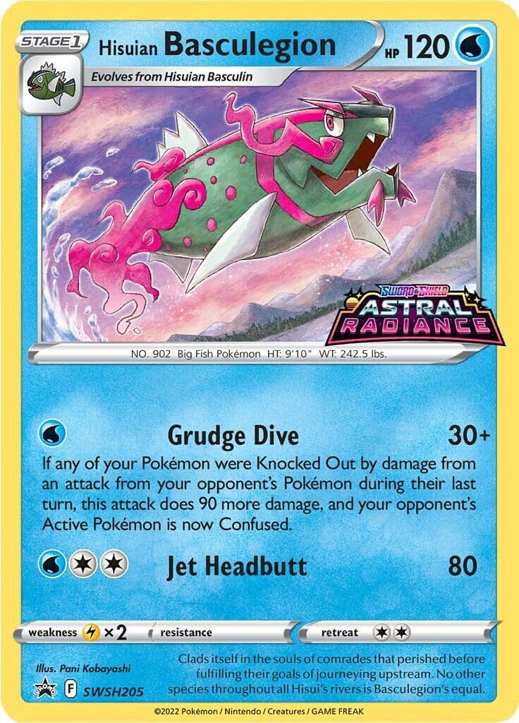 Hisuian Basculegion (SWSH205) [Sword & Shield: Black Star Promos] Pokemon Single Pokémon  | Multizone: Comics And Games