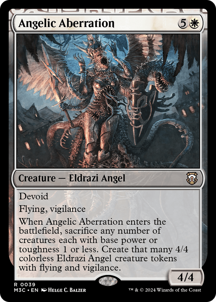 Angelic Aberration (Ripple Foil) [Modern Horizons 3 Commander] MTG Single Magic: The Gathering  | Multizone: Comics And Games