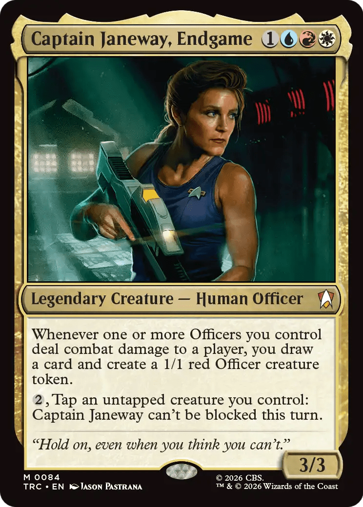 Captain Janeway, Endgame (Surge Foil) [Star Trek Commander] MTG Single Magic: The Gathering  | Multizone: Comics And Games