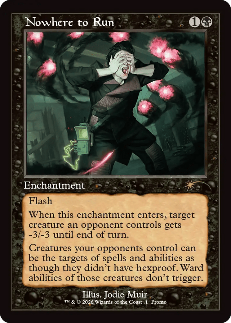 Nowhere to Run (Retro Frame) [Wizards Play Network 2026] MTG Single Magic: The Gathering  | Multizone: Comics And Games