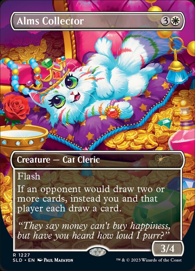 Alms Collector (Borderless) [Secret Lair Drop Series] MTG Single Magic: The Gathering  | Multizone: Comics And Games