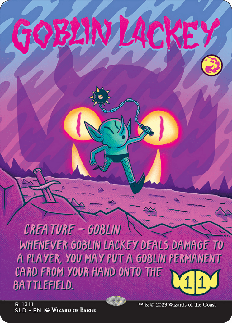Goblin Lackey (1311) (Rainbow Foil) [Secret Lair Drop Series] MTG Single Magic: The Gathering  | Multizone: Comics And Games