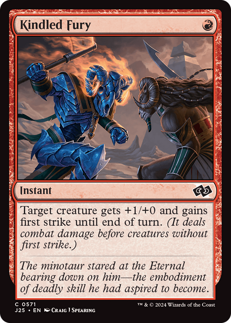 Kindled Fury [Foundations Jumpstart] MTG Single Magic: The Gathering  | Multizone: Comics And Games