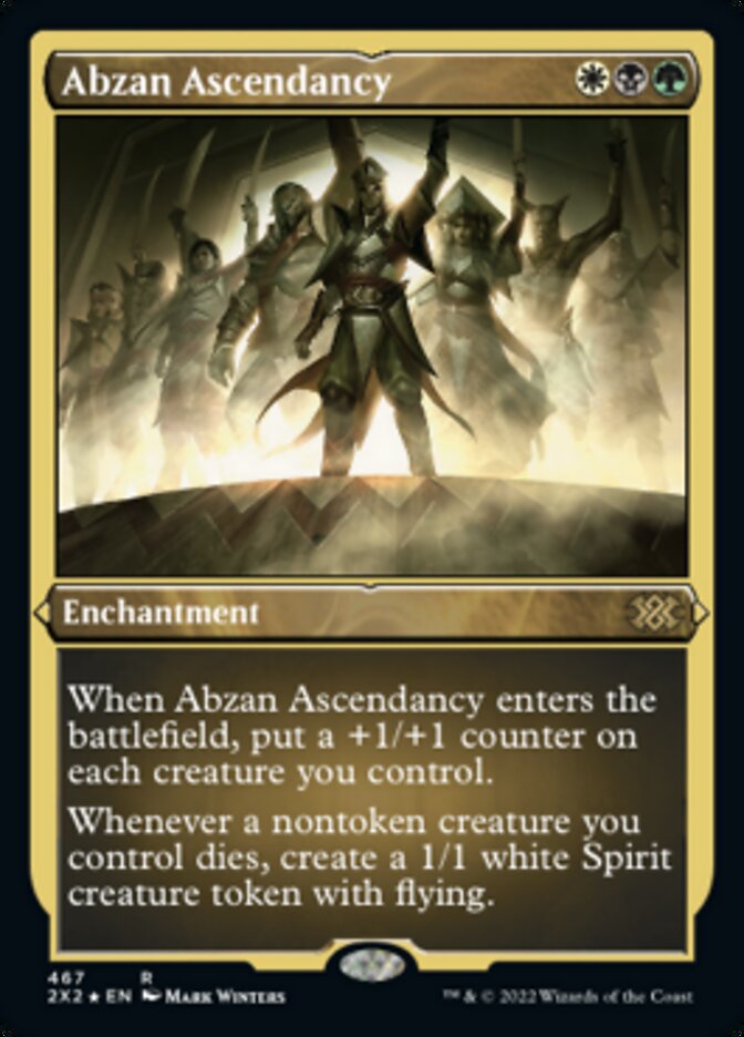 Abzan Ascendancy (Foil Etched) [Double Masters 2022] | Multizone: Comics And Games