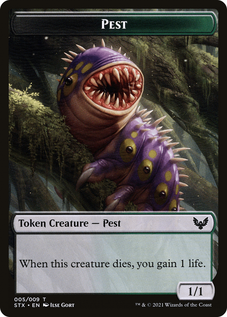 Pest // Jace, Telepath Unbound Emblem Double-Sided Token [Secret Lair: From Cute to Brute Tokens] MTG Single Magic: The Gathering  | Multizone: Comics And Games