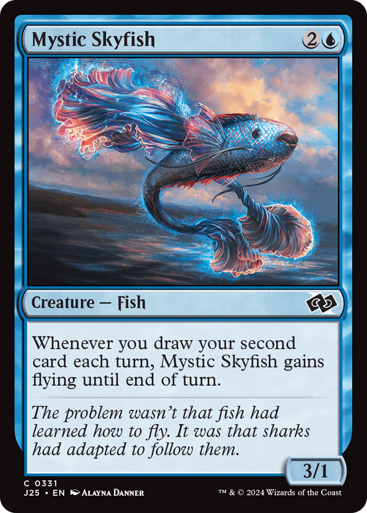 Mystic Skyfish [Foundations Jumpstart] MTG Single Magic: The Gathering  | Multizone: Comics And Games