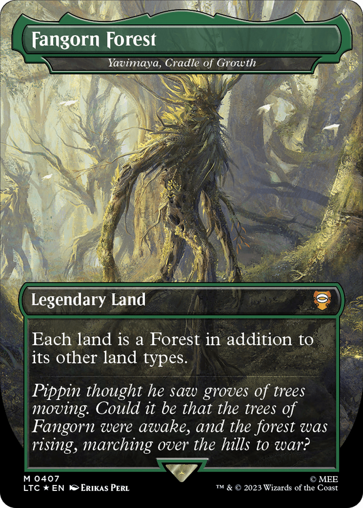 Fangorn Forest - Yavimaya, Cradle of Growth (Surge Foil Realms and Relics) [The Lord of the Rings: Tales of Middle-Earth Commander] | Multizone: Comics And Games
