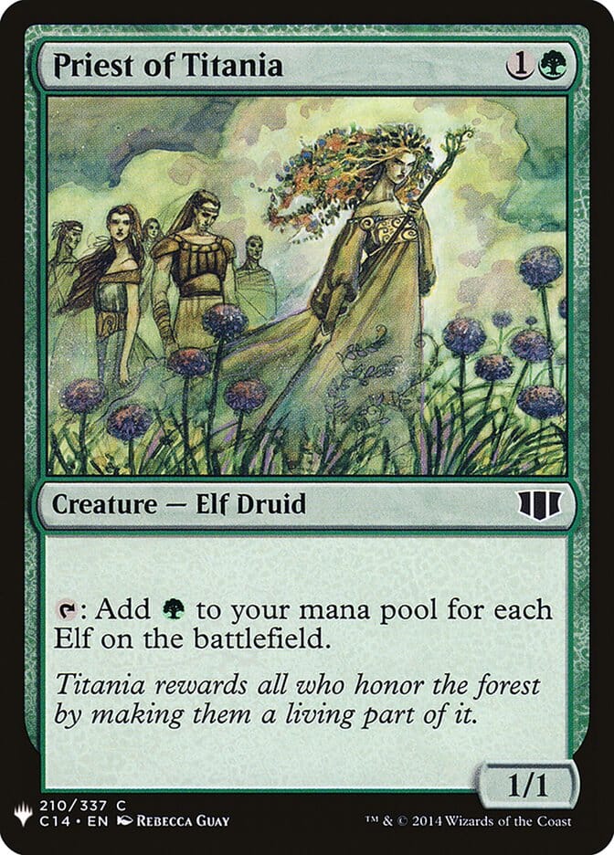 Priest of Titania [Mystery Booster] MTG Single Magic: The Gathering  | Multizone: Comics And Games