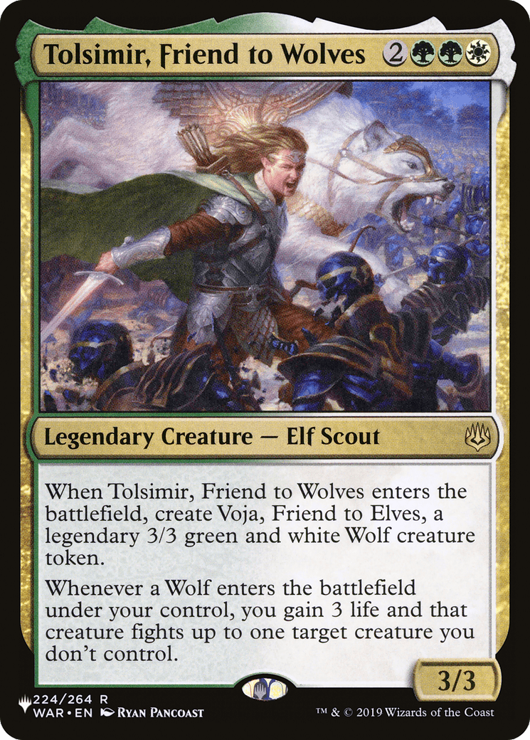 Tolsimir, Friend to Wolves [The List] MTG Single Magic: The Gathering  | Multizone: Comics And Games