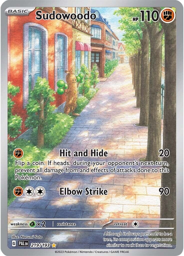 Sudowoodo (219/193) [Scarlet & Violet: Paldea Evolved] Pokemon Single Pokémon  | Multizone: Comics And Games