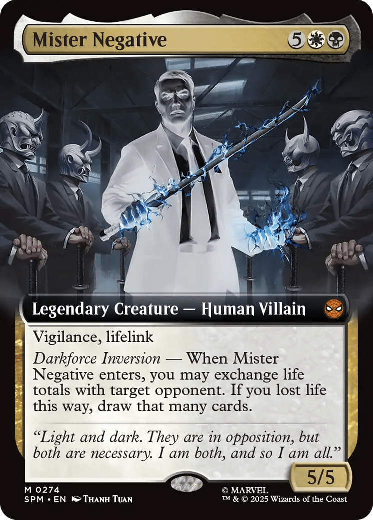 Mister Negative (Extended Art) [Marvel's Spider-Man] MTG Single Magic: The Gathering  | Multizone: Comics And Games