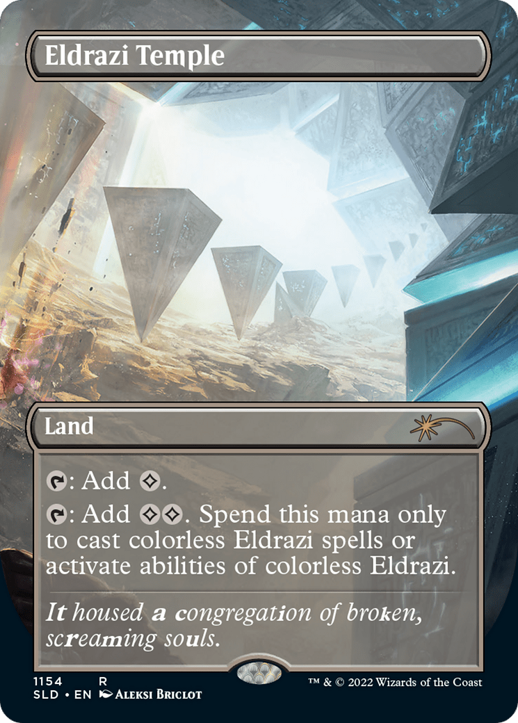 Eldrazi Temple (Borderless) [Secret Lair Drop Series] MTG Single Magic: The Gathering  | Multizone: Comics And Games