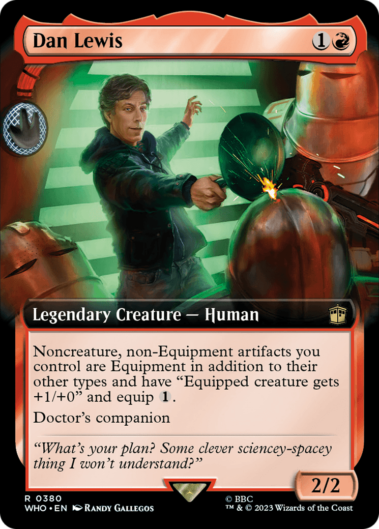 Dan Lewis (Extended Art) [Doctor Who] MTG Single Magic: The Gathering  | Multizone: Comics And Games