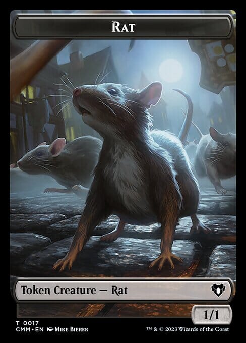 City's Blessing // Rat Double-Sided Token [Commander Masters Tokens] MTG Single Magic: The Gathering  | Multizone: Comics And Games